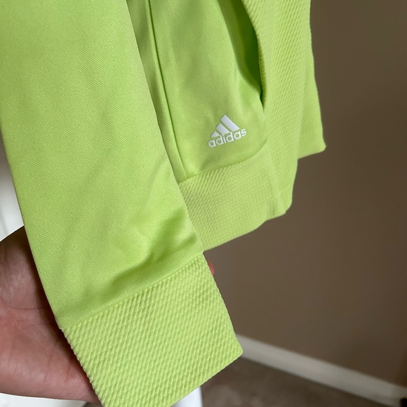 Adidas Textured Full-zip Golf Jacket - Picture 4 of 8